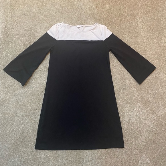 Gap Black & White Color Block Dress - Picture 3 of 3